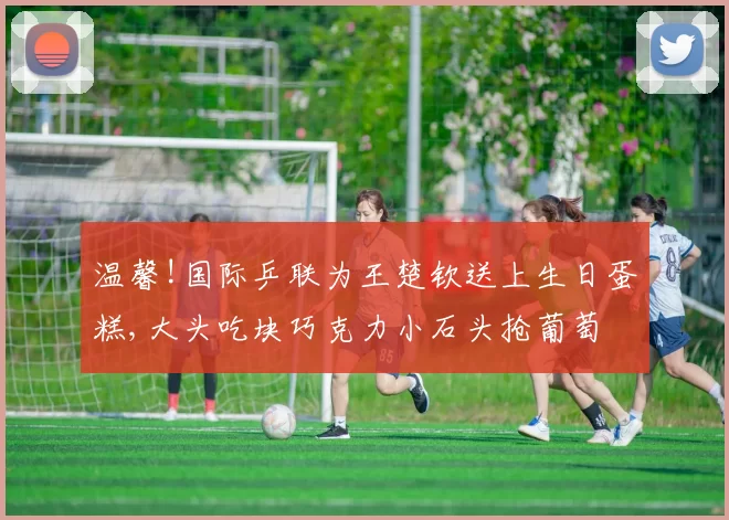 温馨!国际乒联为王楚钦送上生日蛋糕,大头吃块巧克力小石头抢葡萄